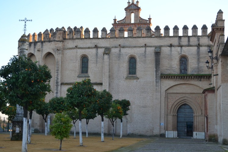 San Isidoro del Campo Monastery in Santiponce. Exterior.