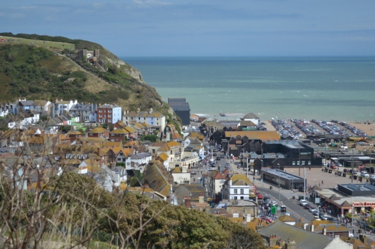 view of hastings from castle